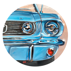 OLE BLUE EYES ft 1966 Ford Mustang