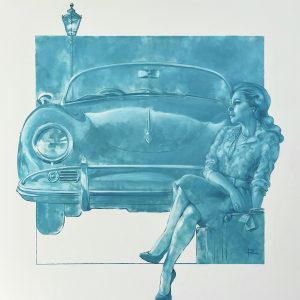 ANNALEISE ft 1956 Porsche 356 Speedster